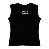 Harley Davidson Graphic Tank Top - Small Black Cotton