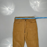 Carhartt Carpenter Trousers - 32W 30L Brown Cotton