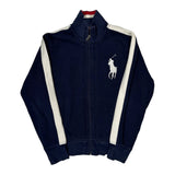 Polo By Ralph Lauren Zip Up - Medium Navy Cotton