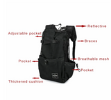 Anypet XL Black Pet Carrier Backpack with Pockets – Travel & Driving Bag for Medium to Large Dogs