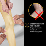 Shiny Semi-Opaque Nylons – 40 Denier Pantyhose | Yellow