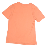 CARHARTT Womens Orange Pocket T-Shirt S Short Sleeve Crew Neck Cotton Logo