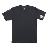 NIKE Mens Black Graphic T-Shirt M Short Sleeve Crew Neck Cotton Blend Casual