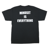 Mens Black Frankton Basketball Graphic T-Shirt L Short Sleeve Crew Neck