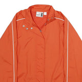 PUMA Womens Orange Zip Jacket UK 16 Polyester Plain Lightweight Sportswear