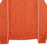 PUMA Womens Orange Zip Jacket UK 16 Polyester Plain Lightweight Sportswear