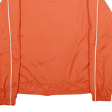 PUMA Womens Orange Zip Jacket UK 16 Polyester Plain Lightweight Sportswear