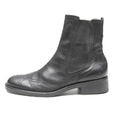 GEOX Womens Ankle Boots Chelsea Black Leather UK 5.5 Stylish Comfort