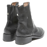 GEOX Womens Ankle Boots Chelsea Black Leather UK 5.5 Stylish Comfort