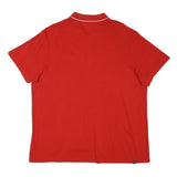 PUMA Mens Red Short Sleeve Polo Shirt XL Cotton Blend Basic Casual Sports