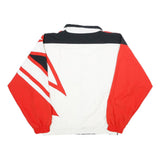 KILLTEC Mens Red & Black White Geometric Track Jacket S Polyester Zip
