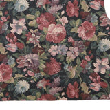 Womens Black Floral Cotton Blend Jacket S Woven Sleeveless Vest Top