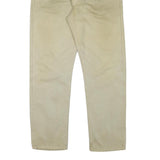 LEVI'S Mens Beige Regular Fit Straight Leg Denim Jeans W34 L29 Casual Cotton
