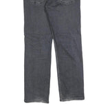 LEVI'S 513 Mens Jeans Black Regular Straight Denim Medium W38 L28 Zip Cotton