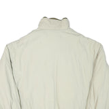 PARKWAY Mens Beige Outdoor Jacket L Polyester Blend Zip Plain Casual Lightweight