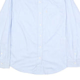 LEVI'S Womens Blue & White Striped Shirt S Cotton Button Down Long Sleeve