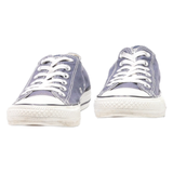 CONVERSE Chuck Taylor All Star Low Top Trainers Blue Canvas Mens UK 7