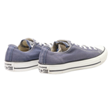 CONVERSE Chuck Taylor All Star Low Top Trainers Blue Canvas Mens UK 7
