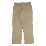 CHAMPION Mens Polyester Blend Beige Regular Drawstring Trousers W25 L26 Casual