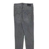 LEVI'S Womens Slim Grey Denim Skinny Jeans W28 L32 Stretch Comfortable Fit