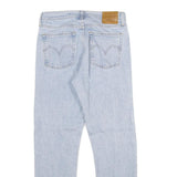 LEVI'S Wedgie Big E Womens Jeans Blue Regular Straight Denim Light W28 L28