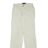FJALLRAVEN Mens Polyester Blend Beige Regular Straight Trousers W29 L34 Outdoor