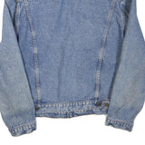 LEVI'S Mens Blue Denim Jacket L Cotton Blend Button Closure Classic Fit Vintage