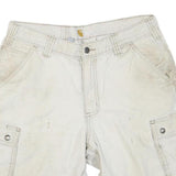 CARHARTT Mens Shorts Beige Cargo Relaxed Fit M W34 Workwear Pockets