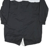 NIKE Womens Black & White Outdoor Jacket M Nylon Colourblock Zip Hooded