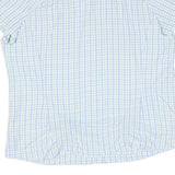 COLUMBIA Womens Blue & Beige Checked Short Sleeve Shirt XL Lightweight Comfort