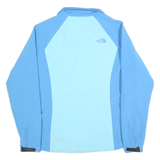 THE NORTH FACE Womens Blue Light Blue Jacket XL Polyester Blend Plain Outdoor