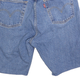 LEVI'S Womens Denim Blue Cotton Casual Shorts Size S W28 Classic Fit