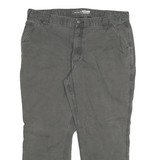 CARHARTT Mens Jeans Grey Relaxed Fit Straight Denim W42 L26 Workwear Casual