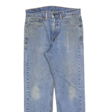 LEVI'S 505 Mens Jeans Blue Regular Straight Denim Medium W31 L30 Classic Fit