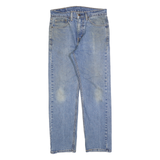 LEVI'S 505 Mens Jeans Blue Regular Straight Denim Medium W31 L30 Classic Fit