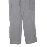 CARHARTT Mens Grey Regular Fit Straight Leg Cotton Blend Trousers W34 L32