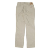 DICKIES Mens Jeans Beige Regular Straight Denim W30 L33 Zip Cotton Blend