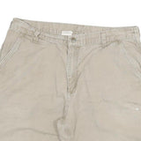 CARHARTT Womens Shorts Beige Casual Plain 2XL W35 Cotton Blend