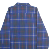 LEVI'S Mens Blue & Red Check Shirt M Casual Cotton Button-Down Long Sleeve