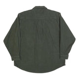FIELD & STREAM Mens Green Cotton Shirt 2XL Button Pockets Casual Outdoor Wear