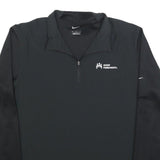 NIKE Mens Black Kaiser Permanente 1/4 Zip M Sweatshirt Sports Activewear