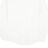 LEVI'S Womens White Button Shirt S Cotton Blend Casual Classic Fit Long Sleeve