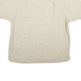 NAUTICA Mens Beige Cotton Blend Casual Shirt XL Button Short Sleeve Pocket