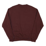 CHAMPION Mens Maroon Crew Neck M University Logo Cotton Blend Sweatshirt