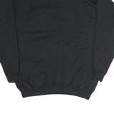 TULTEX Mens Black Wolf Graphic Crew Neck 2XL Cotton Sweatshirt Pullover