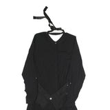 DIESEL Womens Black Day Dress Polyester Long Sleeve Knee Length L Stylish