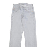 LEVI'S 501 Mens Jeans Blue Regular Straight Denim Light W28 L32 Classic Button