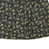 TED BAKER Womens Black & Gold Floral Mini Skirt Polyester Blend 2XL Stylish
