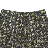 TED BAKER Womens Black & Gold Floral Mini Skirt Polyester Blend 2XL Stylish