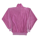 RUFF Womens Pink Polyester Blend Zip Jacket Patterned L